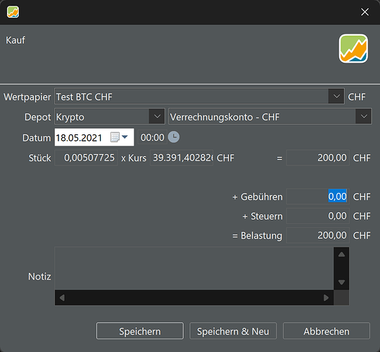 Variante 1 - Ohne Gebühren