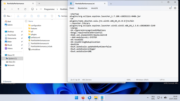 Screenshot PortfolioPerformance_ini